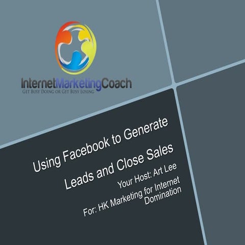 Using Facebook to Generate Leads