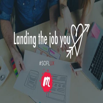 SOFLUX Meetup - Landing on your dream job
