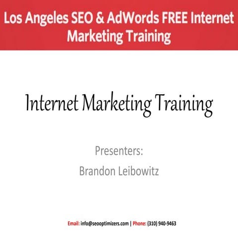 MeetUp Presentation SEO & Social Media