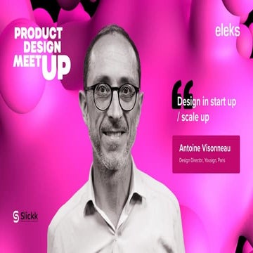 Design in startup / scale-up