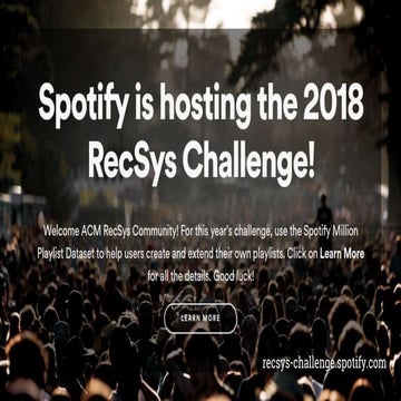 Meetup RecSys Challenge 2018 | PPTX
