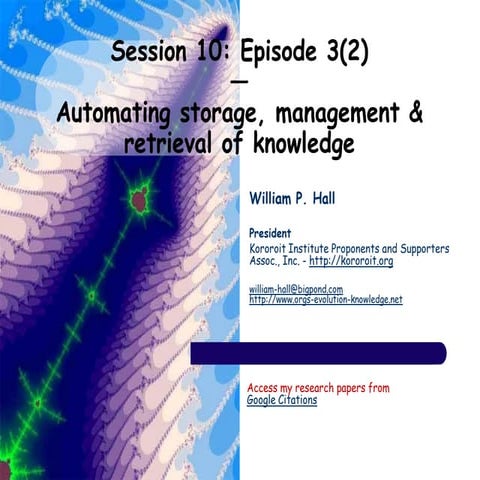 Episode 3(2): Automating storage, management & retrieval of knowledge - Meetu...
