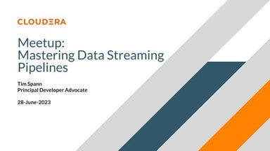 Future of Data Milwaukee Meetup Streaming Data Pipeline Development 28 June 2023