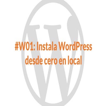 Meetup WordPress Marina Alta #W01