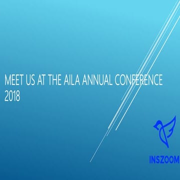Meet us at the aila annual conference 2018