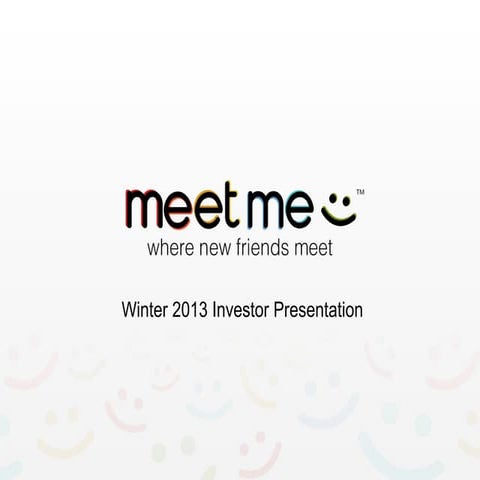 Meet winter 2013 investor