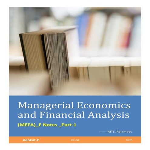 Managerial Economics & Financial Analysis(MEFA)_e Notes_Part-1