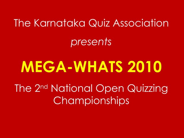 Mega whats 2010 answer key final