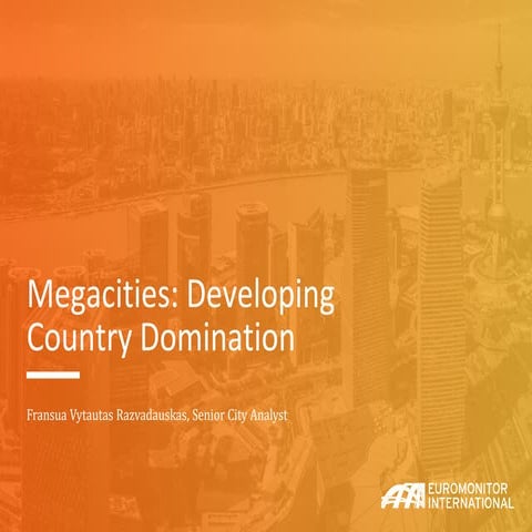 Megacities: Developing Country Domination | PDF | Asia Travel | Travel