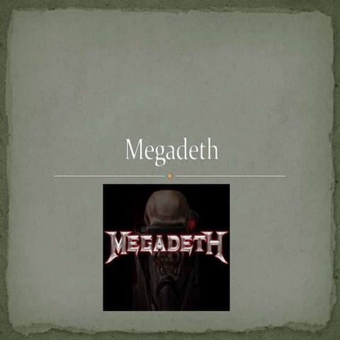Megadeth | PPTX