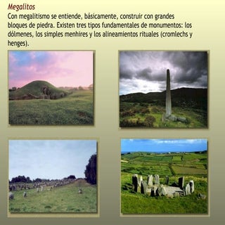 Megalitos Tipologia