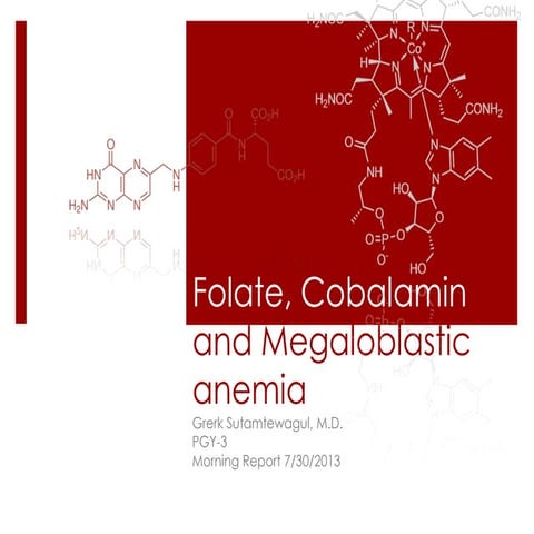 Megaloblastic anemia