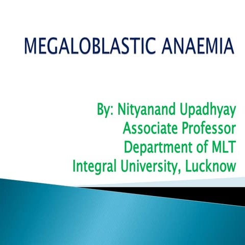 Megaloblastic anaemia