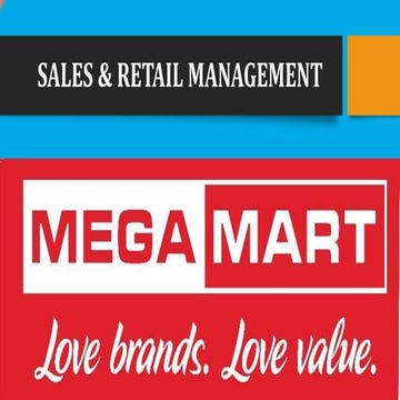 Mega mart sales and retail management  