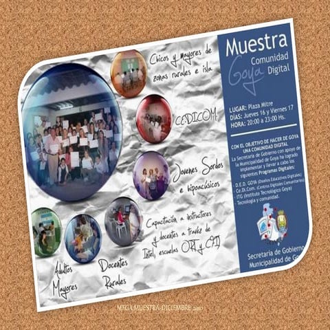 Mega Muestra Goya Comunidad Digital