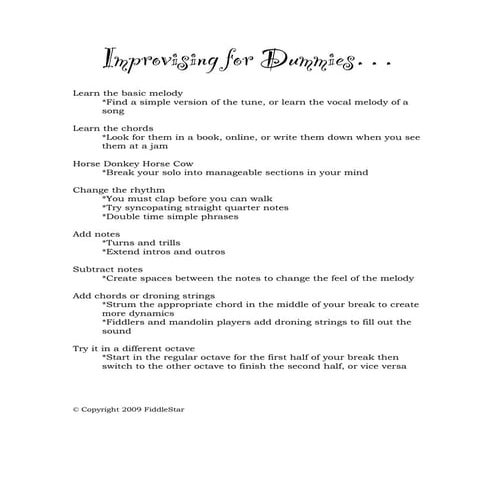 Megan improv workshop