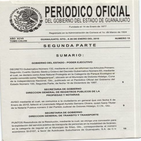 Declaración del Megaparque Bicentenario como ANP