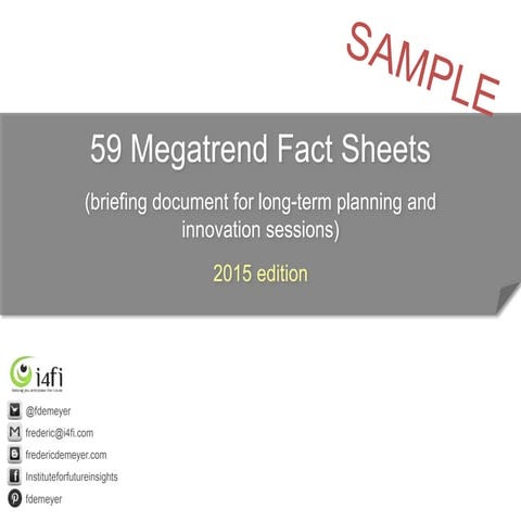 Megatrends fact sheets 2015 sample