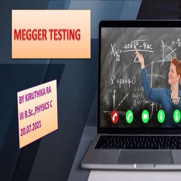 megger testing.pptx
