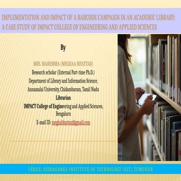 Implementation of Barcode in Academic Libraries.pptx