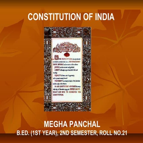 Megha panchal   powerpoint presentation