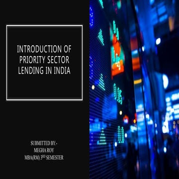 INTRODUCTION OF PSL IN INDIA