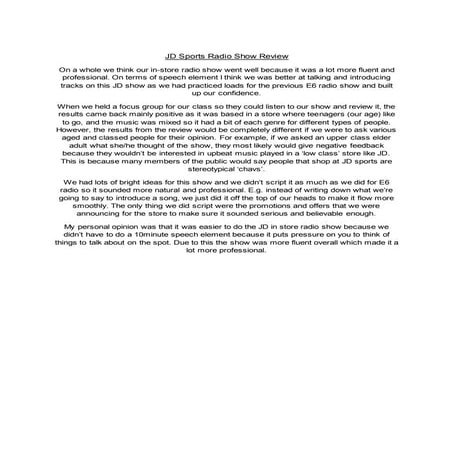 Meg jd sports radio show review