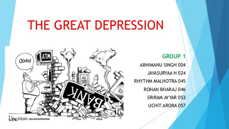 Causes of the Great Depression - 1929-1933