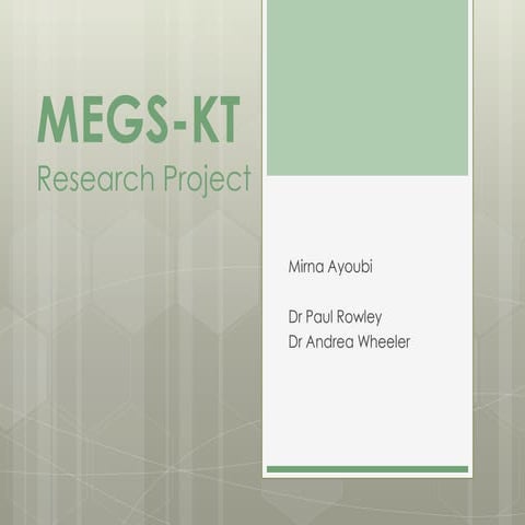 Megs conference pres