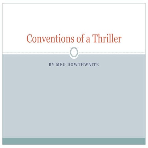 Meg thriller convention