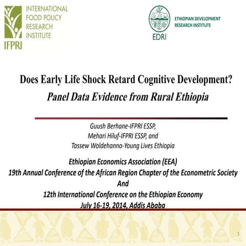 Does early lif shock retard cognitive development 