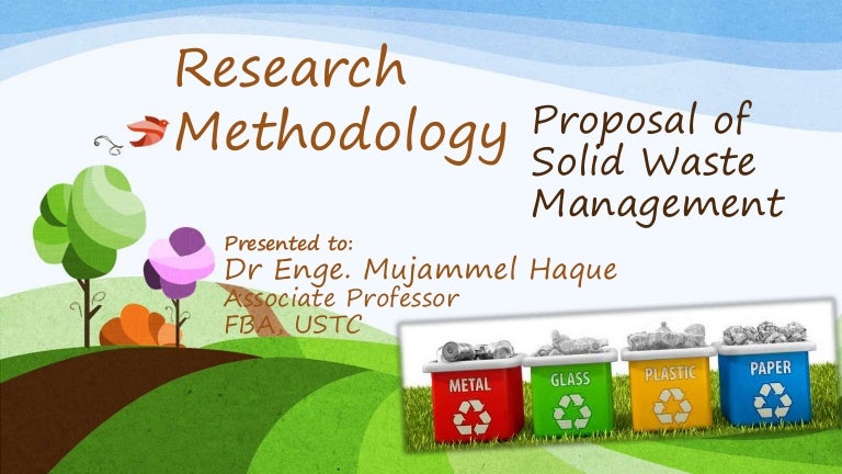 research proposal about solid waste management