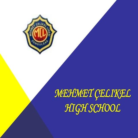 Mehmet Çeli̇kel High school presentation