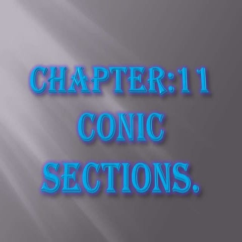 Mehul mathematics conics