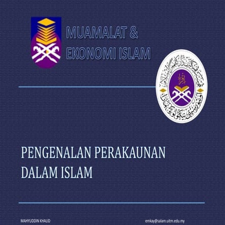 Pengenalan Perakaunan dalam Islam