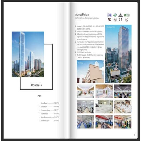 Complete home and business security system alarm system category