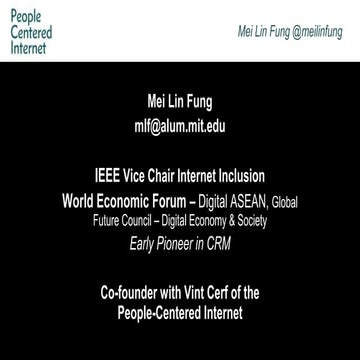 People Centered Networks