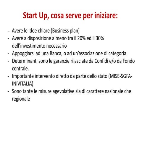 Meinardi   finanziamenti inizio attivita'