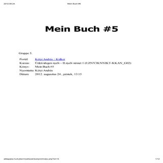 Mein buch #5