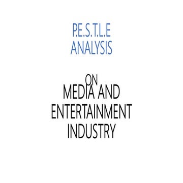 Media & Entertainment industry analysis