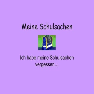 schulsachen