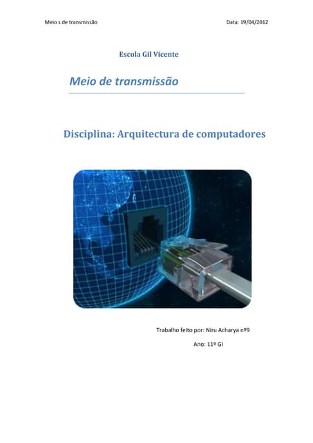Meios de transmissão
