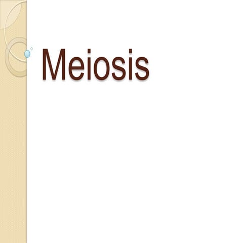Meiosis