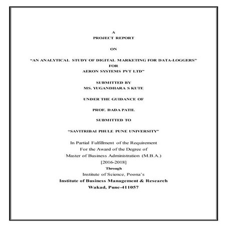 DIGITAL MARKETING PROJECT