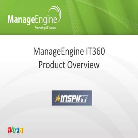 Overview -IT360 ManageEngine