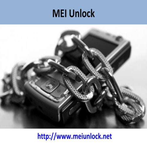 MEI Unlock - Use Any Network on your Smartphone without Restriction