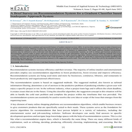 A Brief Survey on Recommendation System for a Gradient Classifier based Inade...