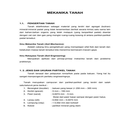 Mekanika tanah