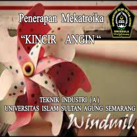 Penerapan mekatronika dalam Kincir angin