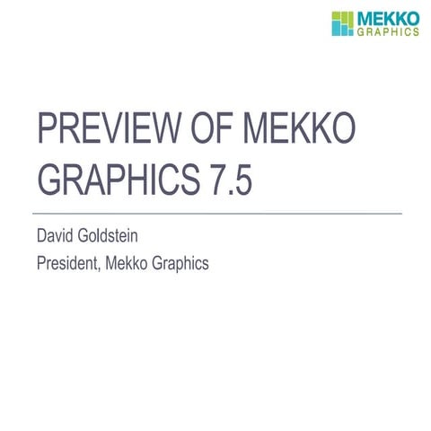 Mekko Graphics Webinar New Features v7.5